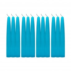 6 Inch Turquoise Taper Candles (1 Dozen)