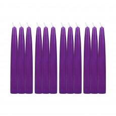 6 Inch Purple Taper Candles (1 Dozen)