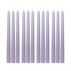 10 Inch Lavender Taper Candles (1 Dozen)
