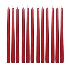 12 Inch Red Taper Candles (1 Dozen)