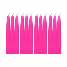 6 Inch Hot Pink Taper Candles (144pcs/Case) Bulk