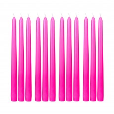 10 Inch Hot Pink Taper Candles (144pcs/Case) Bulk