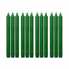 10 Inch Hunter Green Straight Taper Candles (144pcs/Case) Bulk