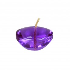 1.75 Inch Clear Purple Gel Floating Candles (144pcs/Case) Bulk