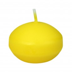 1 3/4 Inch Yellow Floating Candles (144pcs/Case) Bulk