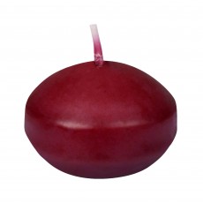 1 3/4 Inch Burgundy Floating Candles (144pcs/Case) Bulk