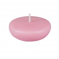 2 1/4 Inch Light Rose Floating Candles (24pc/Box)