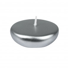 2 1/4 Inch Metallic Silver Floating Candles (96pcs/Case) Bulk
