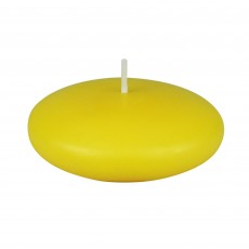 3 Inch Yellow Floating Candles (144pcs/Case) Bulk