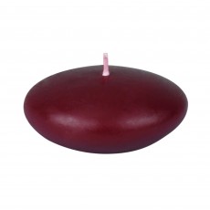 3 Inch Burgundy Floating Candles (12pc/Box)