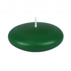 3 Inch Hunter Green Floating Candles (144pcs/Case) Bulk