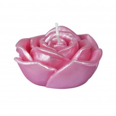 3 Inch Pink Rose Floating Candles (144pcs/Case) Bulk