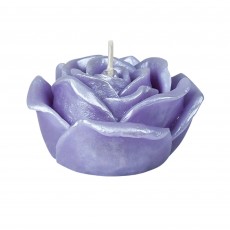 3 Inch Purple Rose Floating Candles (12pc/Box)