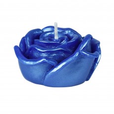 3 Inch Blue Rose Floating Candles (144pcs/Case) Bulk
