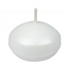 1 3/4 Inch Pearl White Floating Candles (24pc/Box)