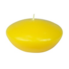 4 Inch Yellow Floating Candles (24pcs/Case) Bulk