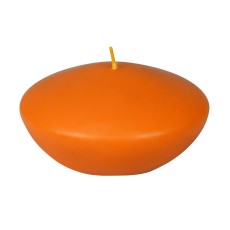 4 Inch Orange Floating Candles (24pcs/Case) Bulk
