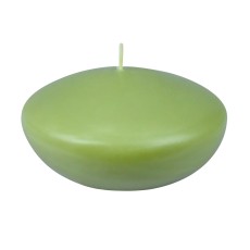 4 Inch Sage Green Floating Candles (24pcs/Case) Bulk