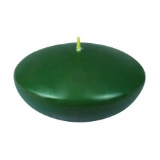 4 Inch Hunter Green Floating Candles (24pcs/Case) Bulk