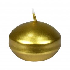1 3/4 Inch Metallic Bronze Gold Floating Candles (144pcs/Case) Bulk