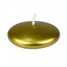 3 Inch Metallic Bronze Gold Floating Candles (144pcs/Case) Bulk