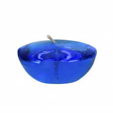 3 Inch Clear Blue Gel Floating Candles (6pc/Box)