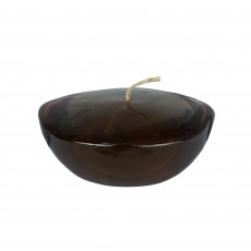 3 Inch Clear Brown Gel Floating Candles (6pc/Box)