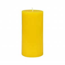 3 x 6 Inch Yellow Citronella Pillar Candle
