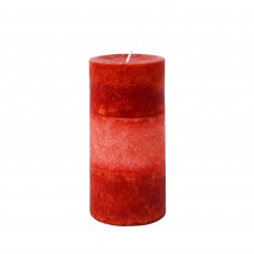 3 x 6 Inch Tritone Red Scented Pillar Candle(12pcs/Case)
