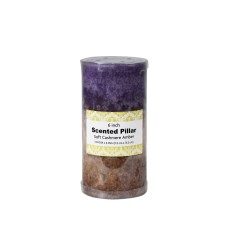 3 x 6 Inch Purple Sand Scented Pillar Candle