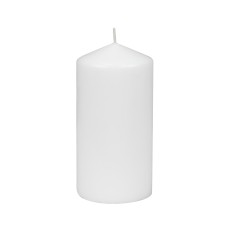 3 x 6 Inch White Pillar Candles