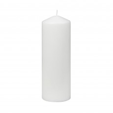 3 x 9 Inch White Pillar Candles