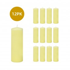 3 x 9 Inch Ivory Pillar Candles (12pcs/Case) Bulk