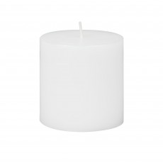 3 x 3 Inch White Pillar Candle