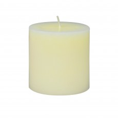 3 x 3 Inch Pale Ivory Pillar Candle