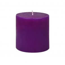 3 x 3 Inch Purple Pillar Candle