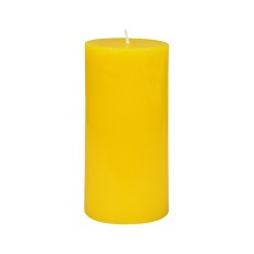 3 x 6 Inch Yellow Pillar Candle