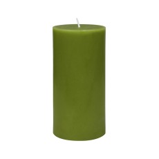 3 x 6 Inch Sage Green Pillar Candle