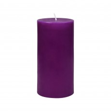 3 x 6 Inch Purple Pillar Candle