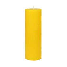 3 x 9 Inch Yellow Pillar Candle