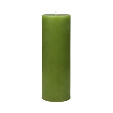 3 x 9 Inch Sage Green Pillar Candle