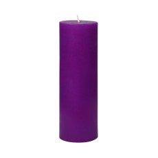 3 x 9 Inch Purple Pillar Candle