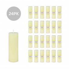 2 x 6 Inch Ivory Pillar Candle (24pcs/Case) Bulk