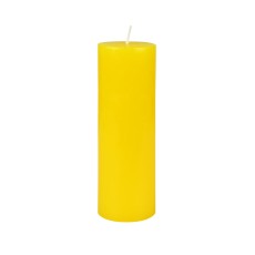 2 x 6 Inch Yellow Pillar Candle