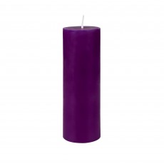 2 x 6 Inch Purple Pillar Candle