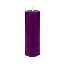 2 x 6 Inch Purple Pillar Candle
