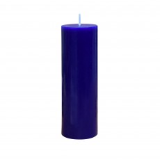 2 x 6 Inch Blue Pillar Candle