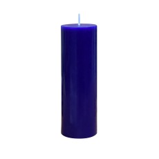 2 x 6 Inch Blue Pillar Candle
