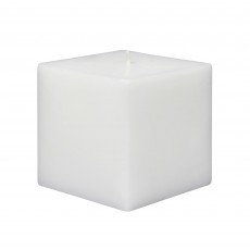 3 x 3 Inch White Square Pillar Candles