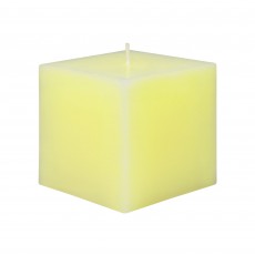3 x 3 Inch Ivory Square Pillar Candles